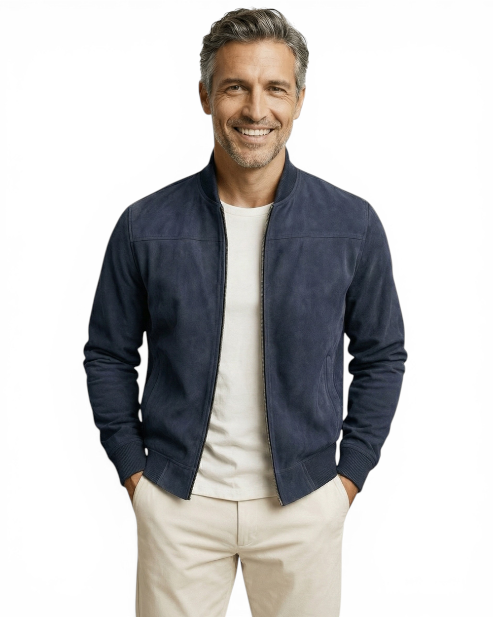 Valerio | Chaqueta de ante artesanal