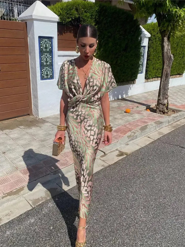 Claire | Vestido Midi Color Cobre