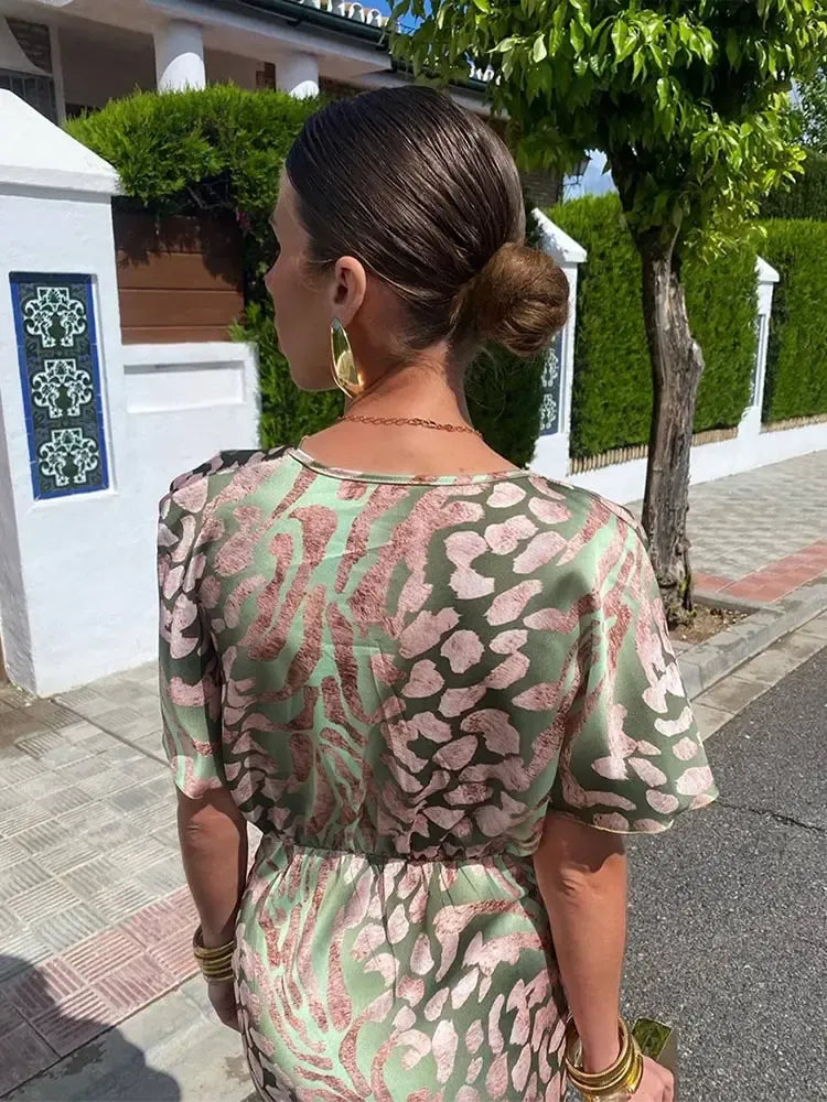 Claire | Vestido Midi Color Cobre