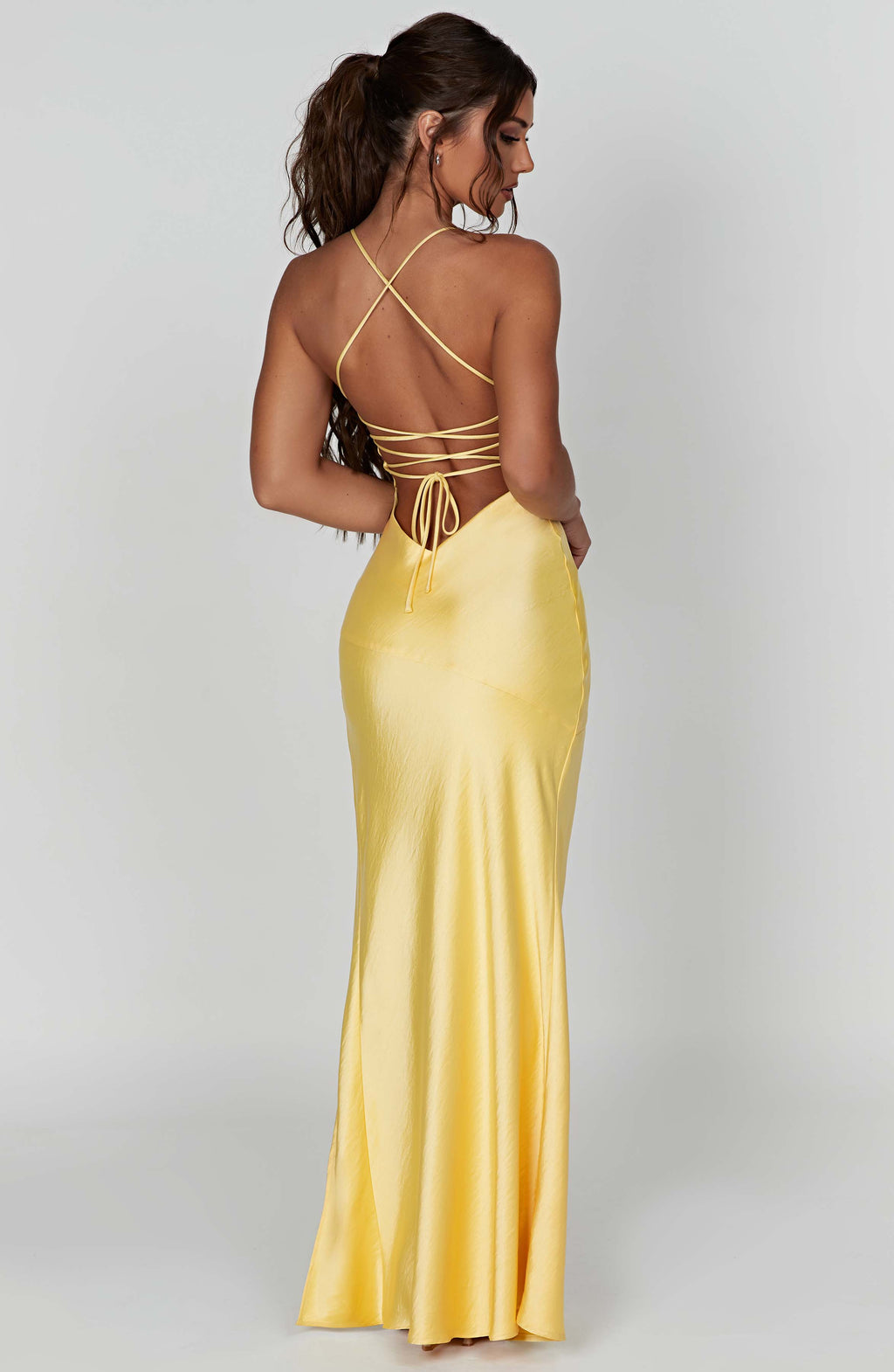 Vestido maxi Isobel - limón