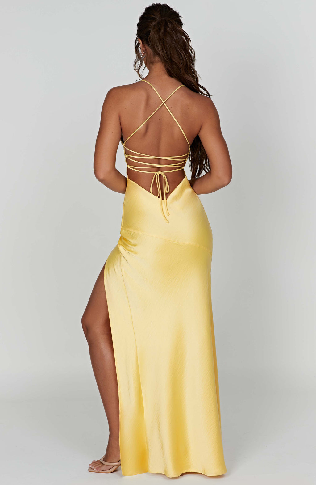 Vestido maxi Isobel - limón