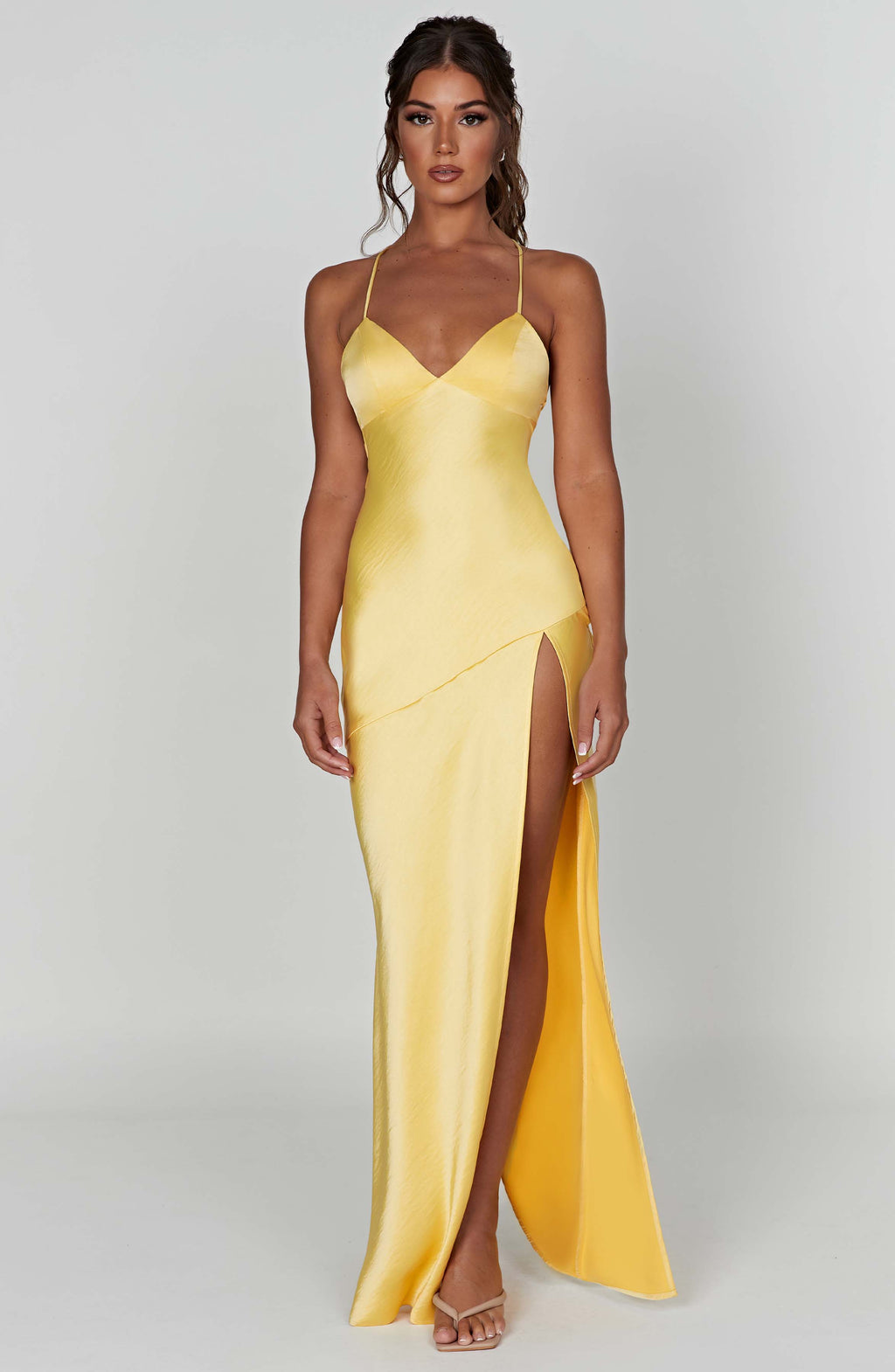 Vestido maxi Isobel - limón