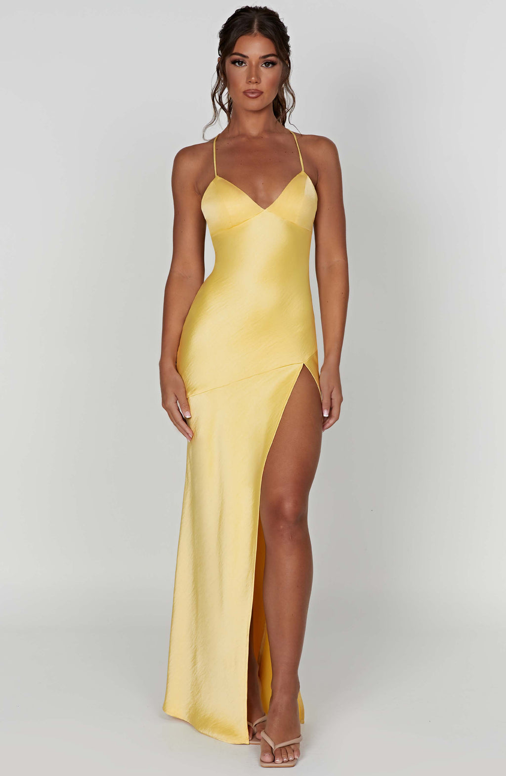 Vestido maxi Isobel - limón