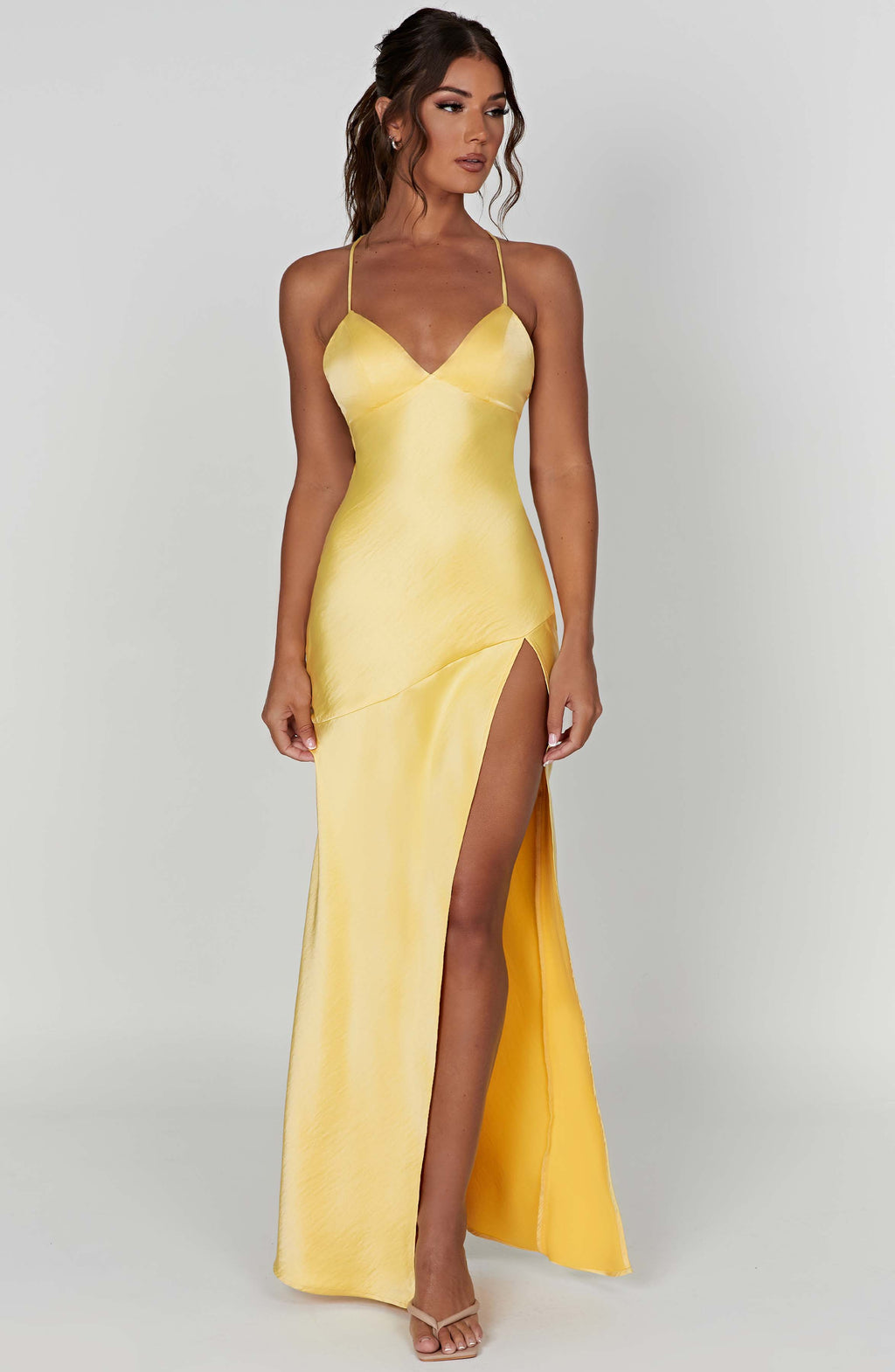 Vestido maxi Isobel - limón