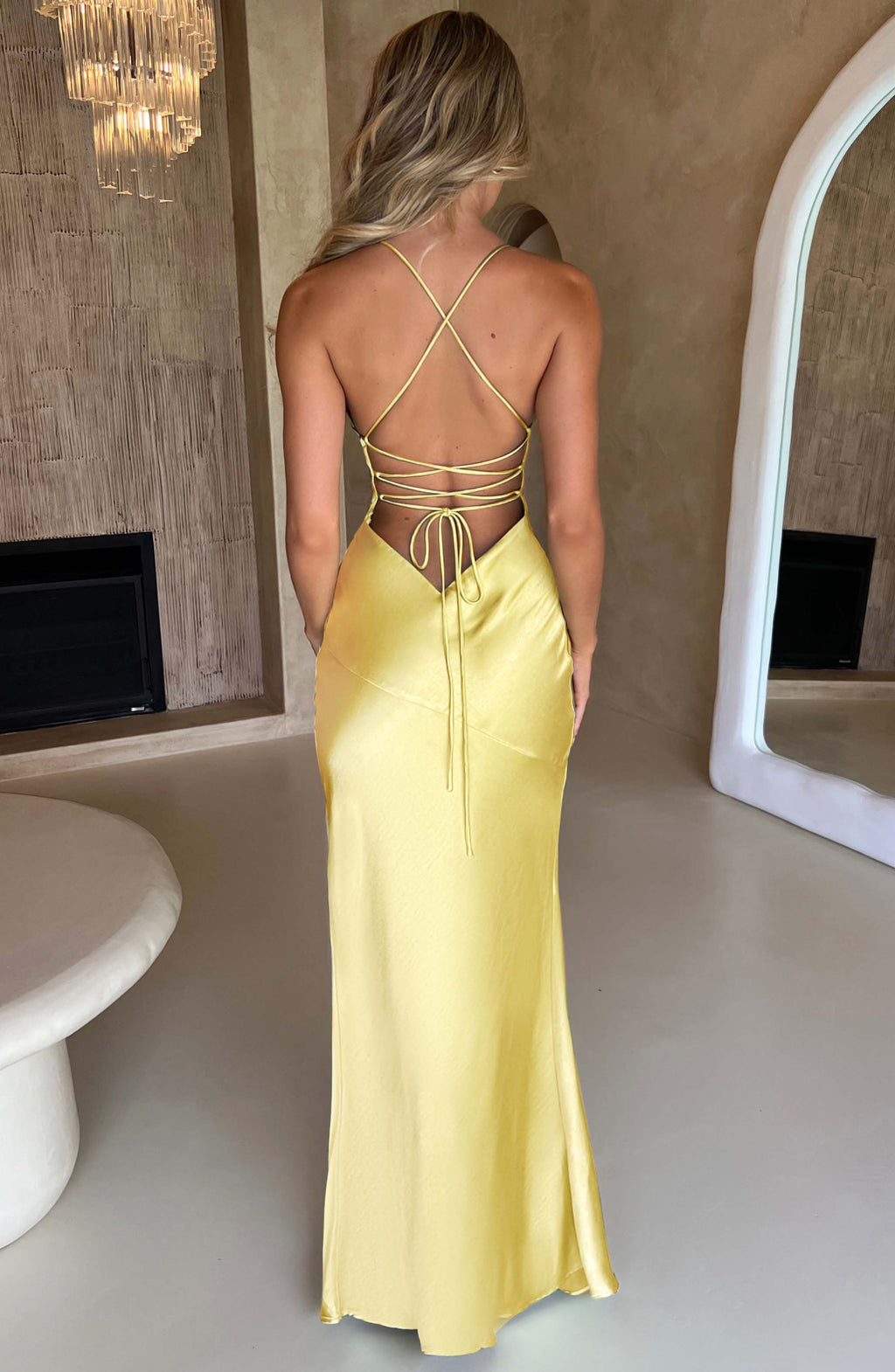 Vestido maxi Isobel - limón