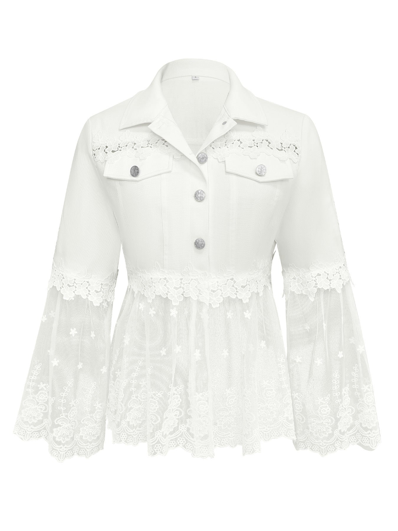 Elise | Chaqueta con panel de encaje