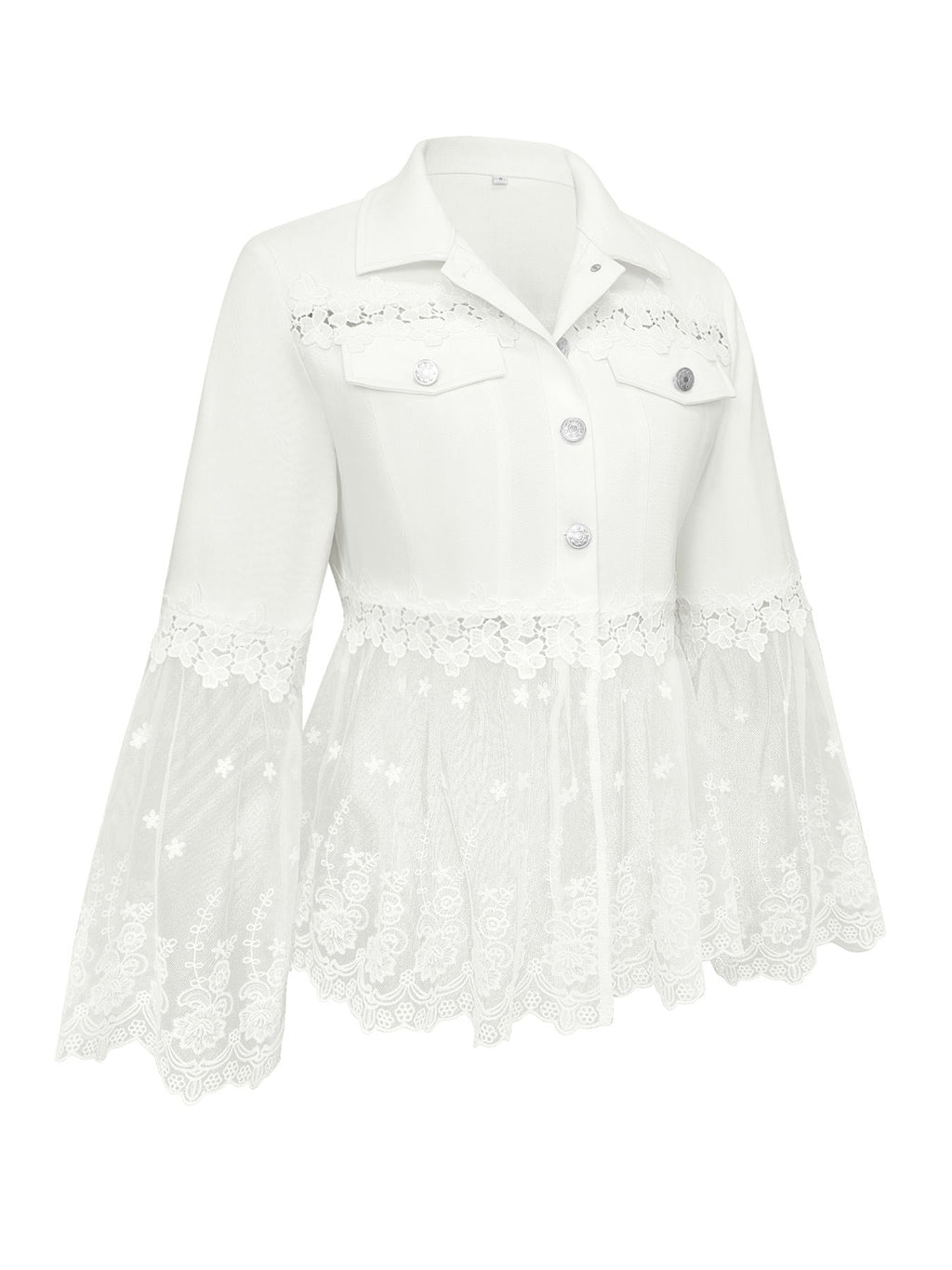 Elise | Chaqueta con panel de encaje