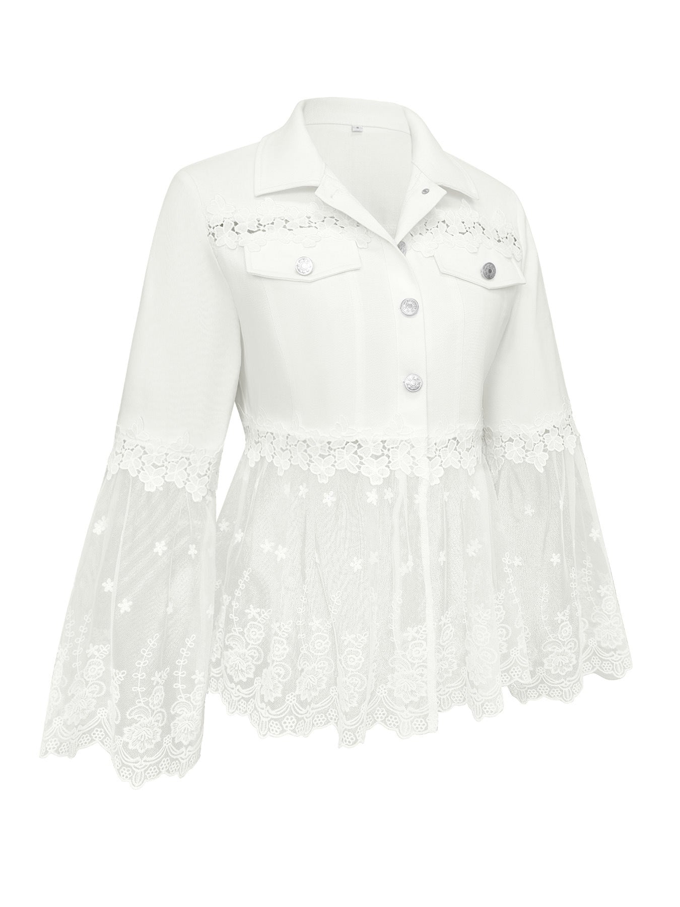 Elise | Chaqueta con panel de encaje