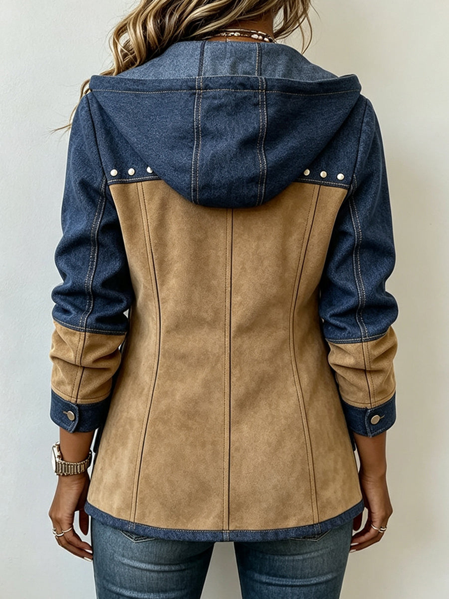Marianne | Chaqueta de patchwork con capucha