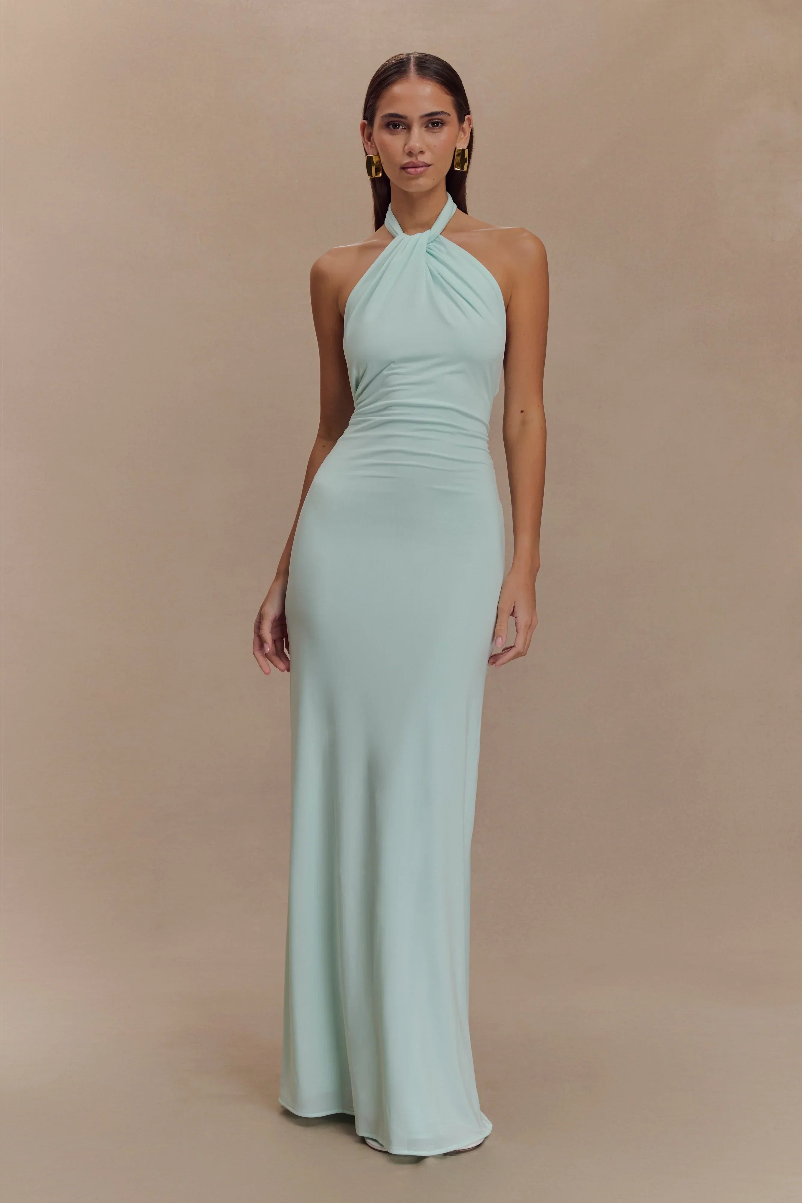 Vestido maxi ajustado