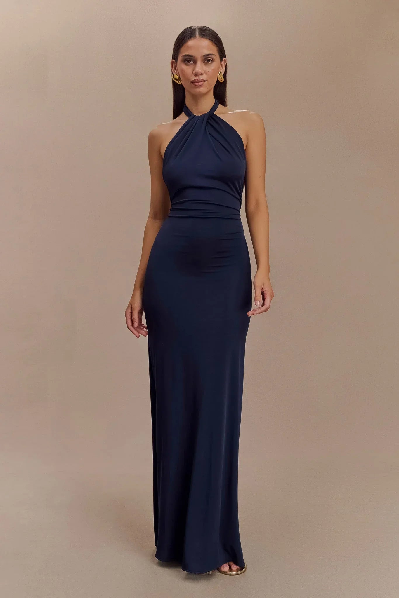 Vestido maxi ajustado